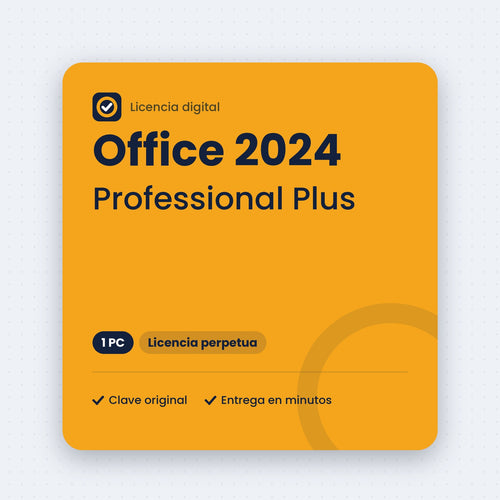 Office 2024 Professional Plus – clave de licencia digital para 1 PC