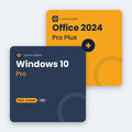 Pack Windows 10 Pro + Office 2024 Professional Plus – dos claves digitales