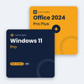 Pack Windows 11 Pro + Office 2024 Professional Plus – dos claves digitales