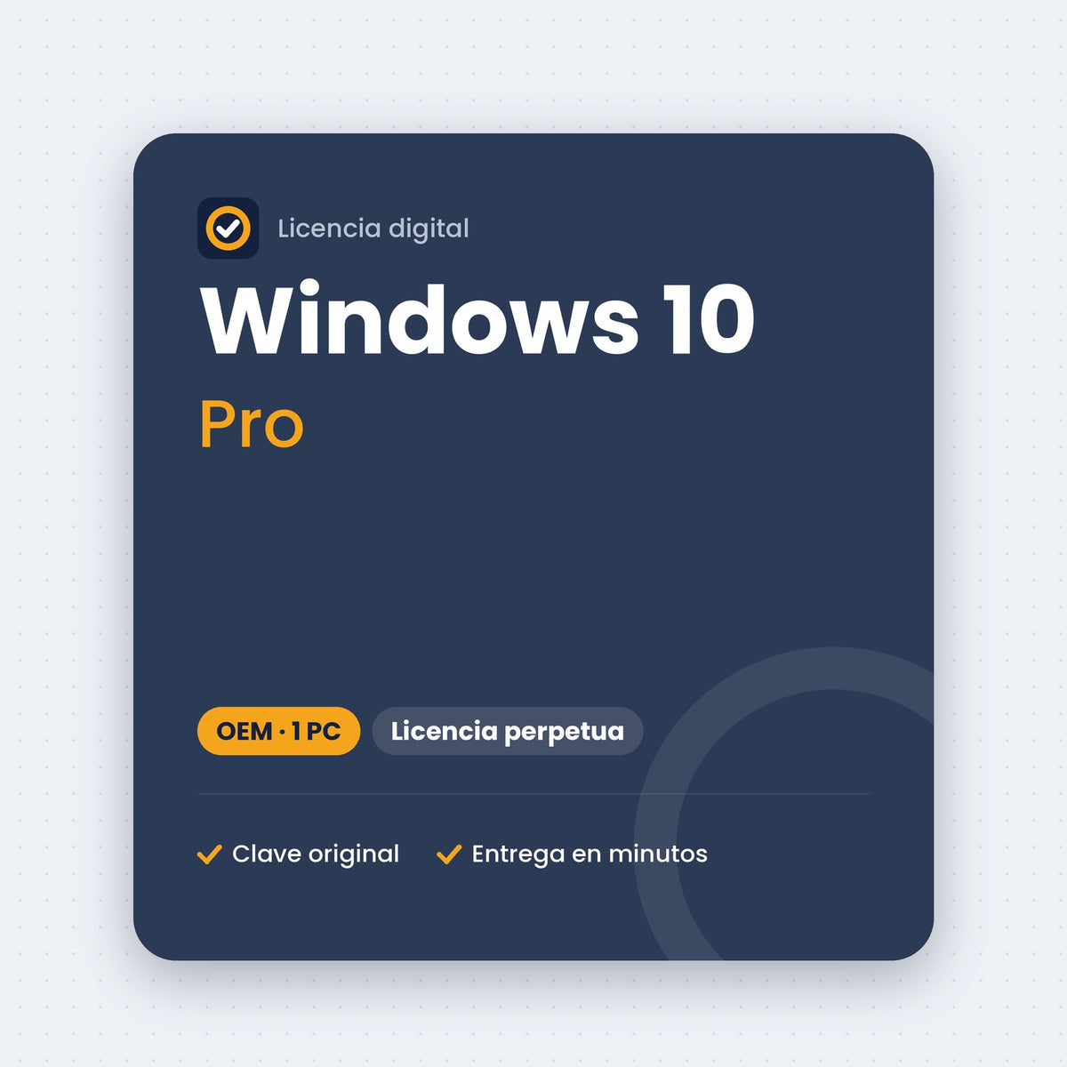 Windows 10 Pro OEM – clave de licencia digital
